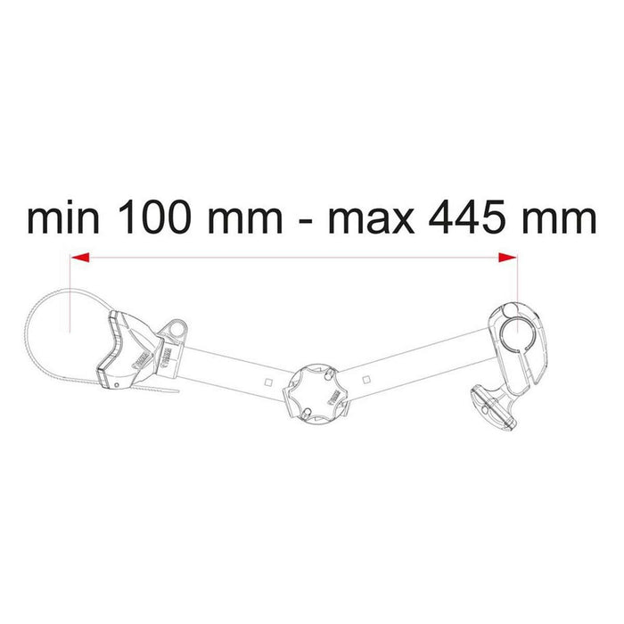 Fiamma Bike-Block Pro S D 1 Aluminium (08831D01-) Fiamma - UK Camping And Leisure