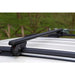 Menabo Shermon Black XL Raised Rail Roof Bars 1340mm (90kg Max.) Menabo - UK Camping And Leisure