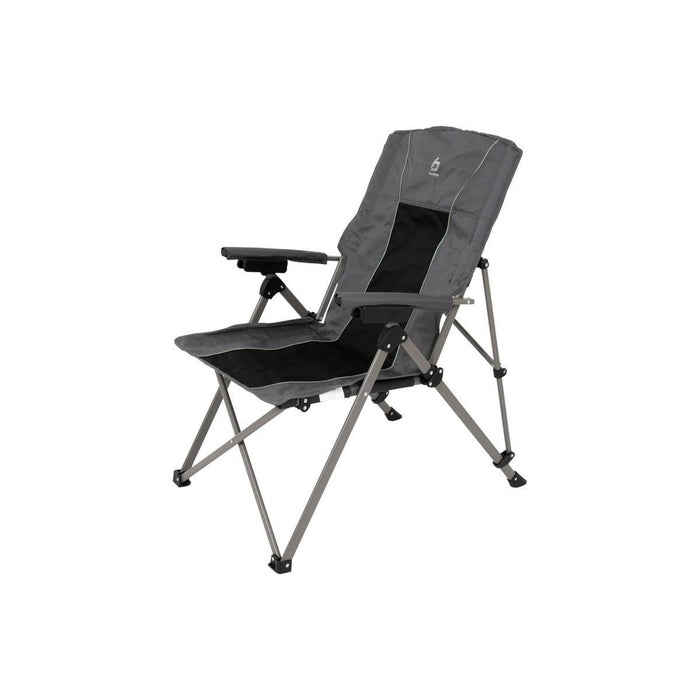 Bo-Camp Folding Chair Fraser 4 Positions Anthracite Bo-Camp - UK Camping And Leisure