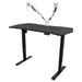 Dellonda Carbon Electric Height Adjustable Standing Desk 1400 x 700mm Dellonda - UK Camping And Leisure