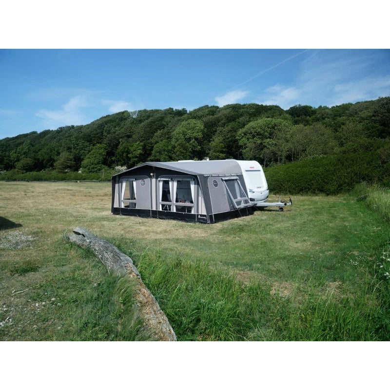 Isabella Nordic 300 Awning with Mega Frame | poled, breathable, steel pole, porch