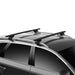 Thule WingBar Evo Roof Bars Black fits Opel Omega 1994-2003 Estate 5-dr with Raised Rails Thule - UK Camping And Leisure