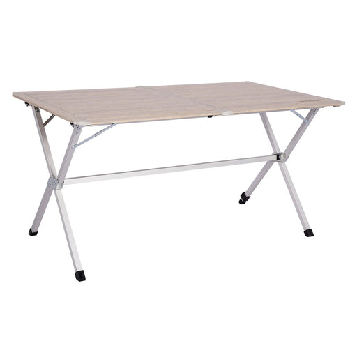 Quest Elite Derwent slatted Camping Table in light wood Quest - UK Camping And Leisure