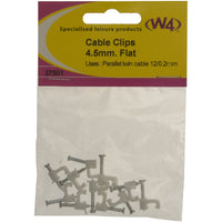 W4 Flat Cable Clips  45Mm (10) 37501