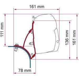 Fiamma Kit Vw T5-T6 Lift Roof Db Rhd 98655Z160 Fiamma - UK Camping And Leisure