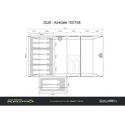Outdoor Revolution Airedale 700 TSE Air Tent 9 Berth Family Tent Inc Inc Footprint &  Annexe Inner Tent - View 12