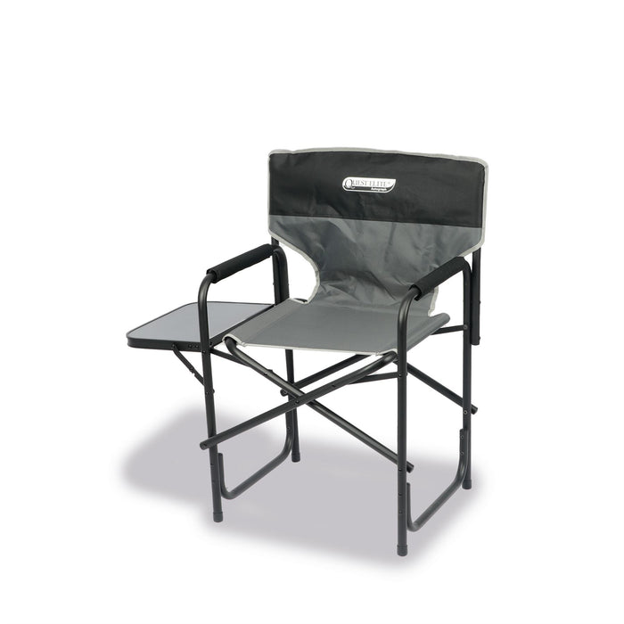 Quest Autograph Surrey Directors Camping Chair (Black Edition) Quest - UK Camping And Leisure