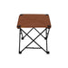 Bo-Camp Industrial Collection Stool Mentone Steel Clay Bo-Camp - UK Camping And Leisure