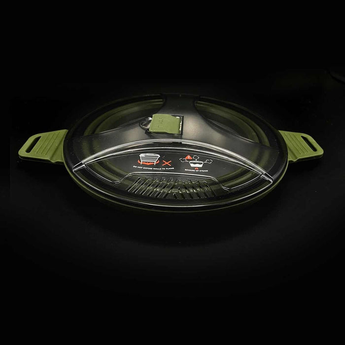 Wolf Outdoors EzyStow Collapsible Cooking Pot 2.5L Olive Green Wolf Outdoors - UK Camping And Leisure