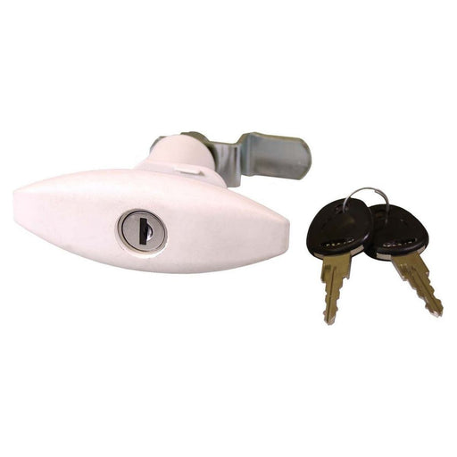 FAP Oval Lock White Caravan/Motorhome Part Nova - UK Camping And Leisure