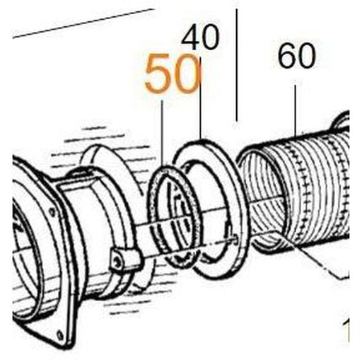 Truma O Ring 35Mm X 5Mm S2200 - Old Exhaust Duct Fit 10030-25000 Truma - UK Camping And Leisure