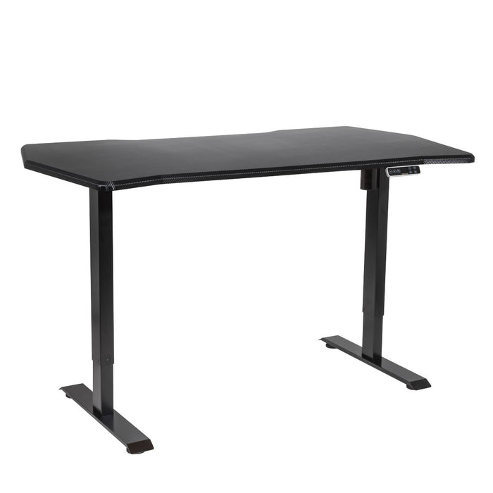 Dellonda Carbon Electric Height Adjustable Standing Desk 1400 x 700mm Dellonda - UK Camping And Leisure