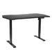 Dellonda Carbon Electric Height Adjustable Standing Desk 1400 x 700mm Dellonda - UK Camping And Leisure