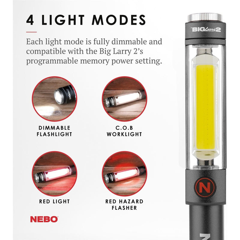 Big Larry 2 torch and work light NEB-6737-G UK Camping And Leisure - UK Camping And Leisure