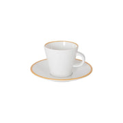 Gimex Linea Line Espresso Set Gold 85ml 2 Pieces Gimex - UK Camping And Leisure