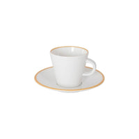 Gimex Linea Line Espresso Set Gold 85ml 2 Pieces
