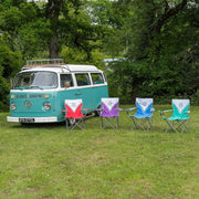 Vw Folding Camping Chair Red OL0197 Board Masters - UK Camping And Leisure