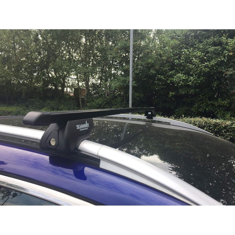 SUP-830B Premium Vehicle Specific Railing Roof Bars - Steel, Locking, Set of 2 - View 5