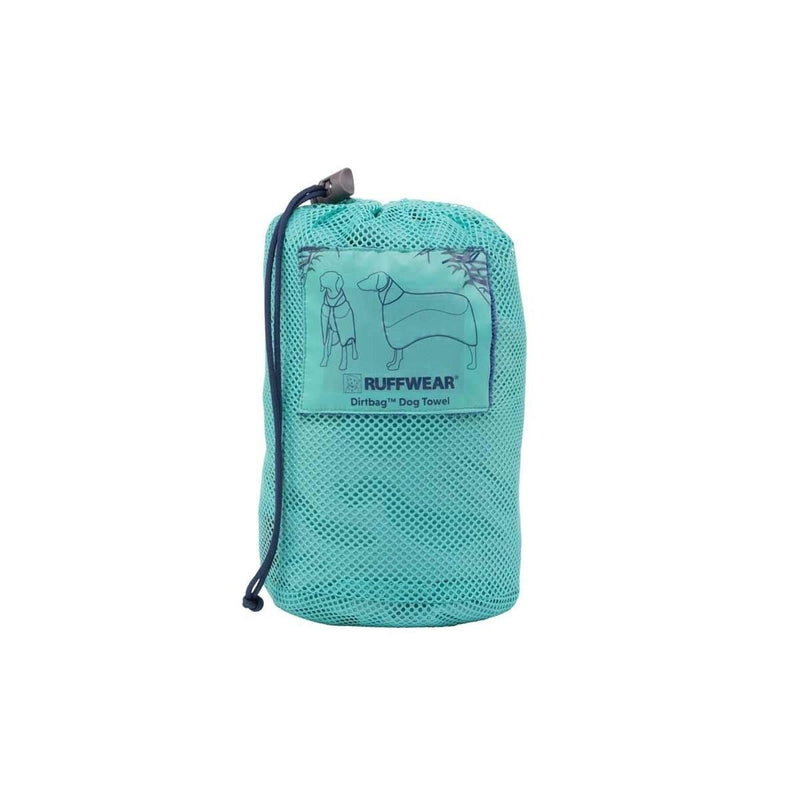 Ruffwear Dirtbag Dog Drying Towel Aurora Teal (Small) Ruffwear - UK Camping And Leisure