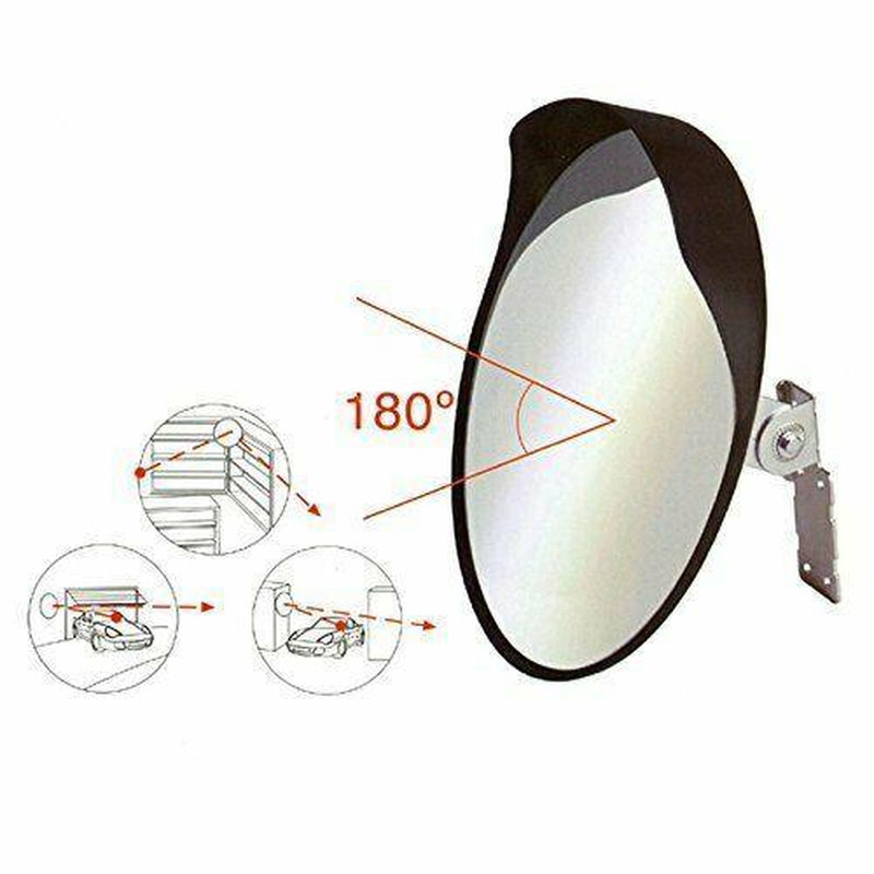 40cm Convex Car Outdoor Garage Driveway Security Safety Blind Spot Bend Mirror Streetwize - UK Camping And Leisure