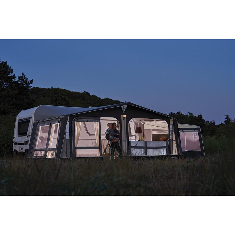 Isabella Nordic 300 Awning with Mega Frame | poled, breathable, steel pole, porch