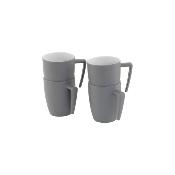 Outwell Gala 4 Person Camping  Mug Set Grey Mist Outwell - UK Camping And Leisure