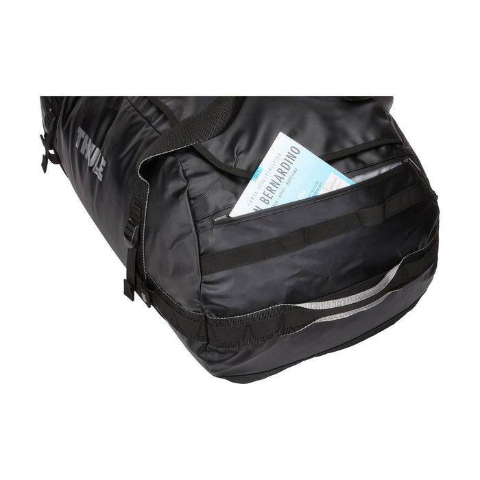 Thule Chasm 90L duffel bag black Travel and duffel bag Thule - UK Camping And Leisure