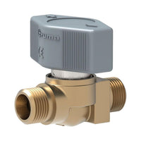 Truma K8 Single Inline Valve with Brass Olives for Gas Pipes
