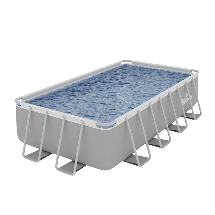 Dellonda Deluxe Steel Frame Swimming Pool with Filter Pump 18ft DL22 Dellonda - UK Camping And Leisure