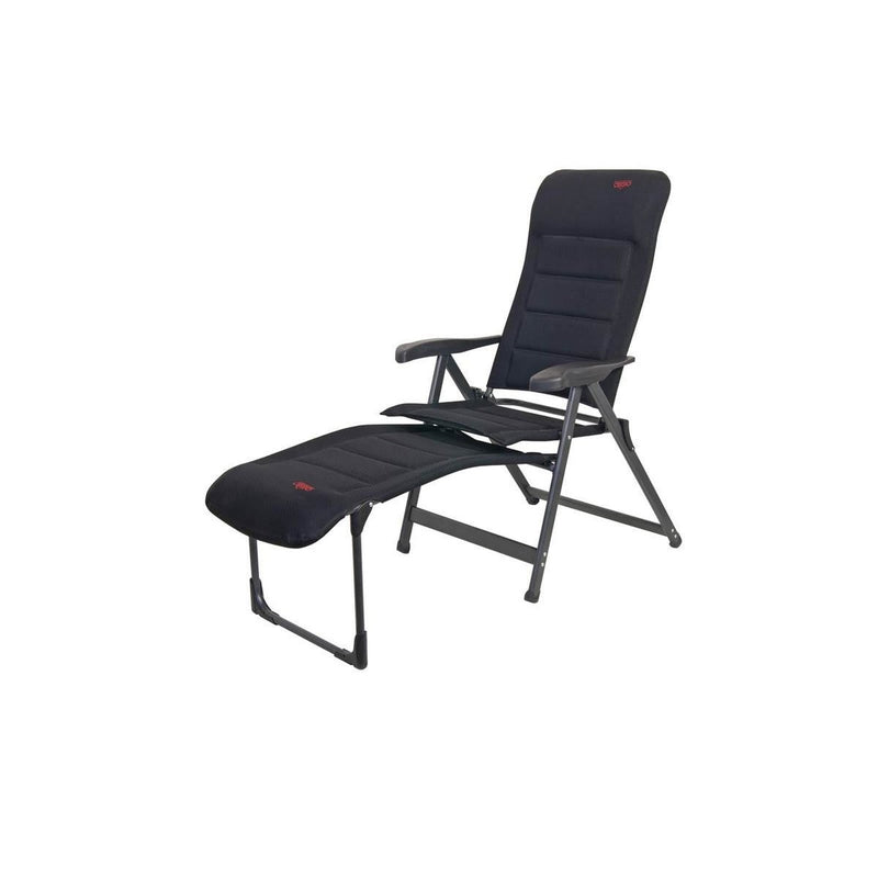 Crespo Footrest RP/215 Air Deluxe Black Crespo - UK Camping And Leisure