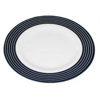 Navy Pinstripe Side Plate NPS301
