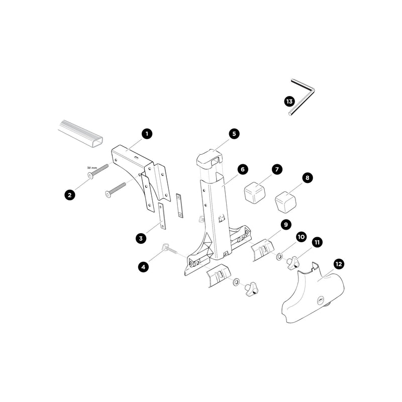 Thule Allen Key 5mm M6 - 1 Pack