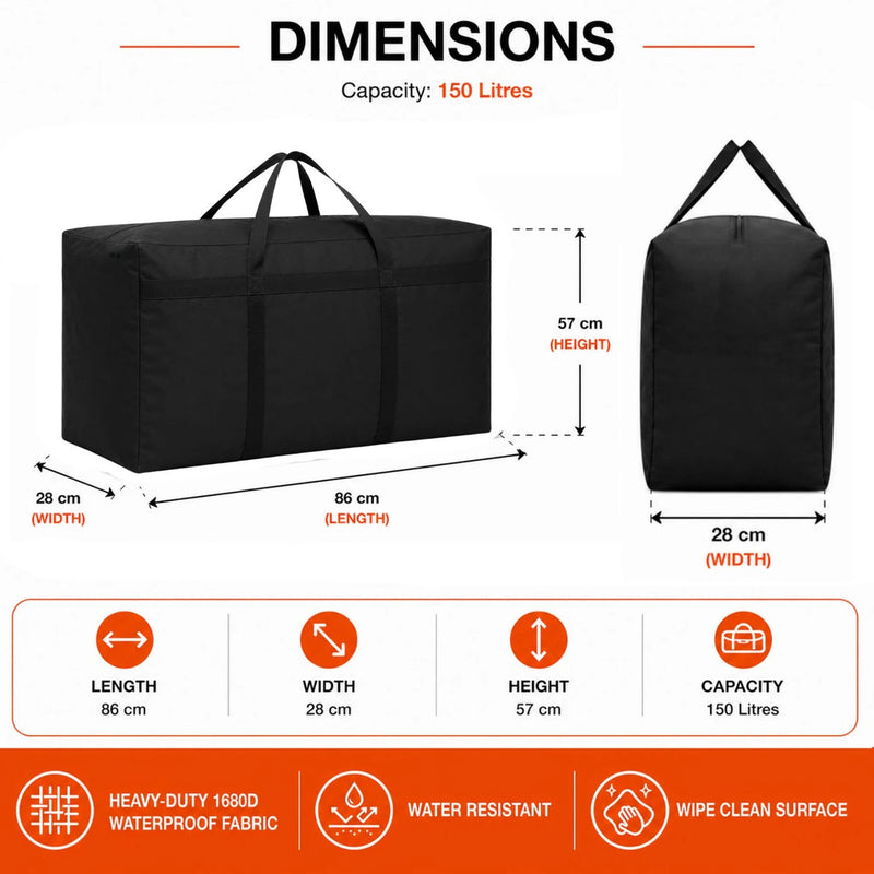 Olpro Extra Large Waterproof Storage Bag 150 Litre 1680D