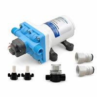 Liberty Max Pump 7L 20 PSI 12V DC Water Pressure Pump + Fittings Filter Caravan