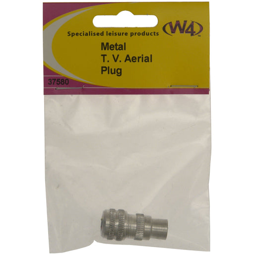 MDS1203 W4 TV aerial coax plug 37580 W4 - UK Camping And Leisure