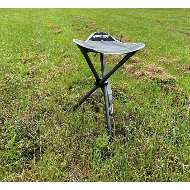 Quest Autograph Devon Stool Foot Rest (Black Edition) Quest - UK Camping And Leisure