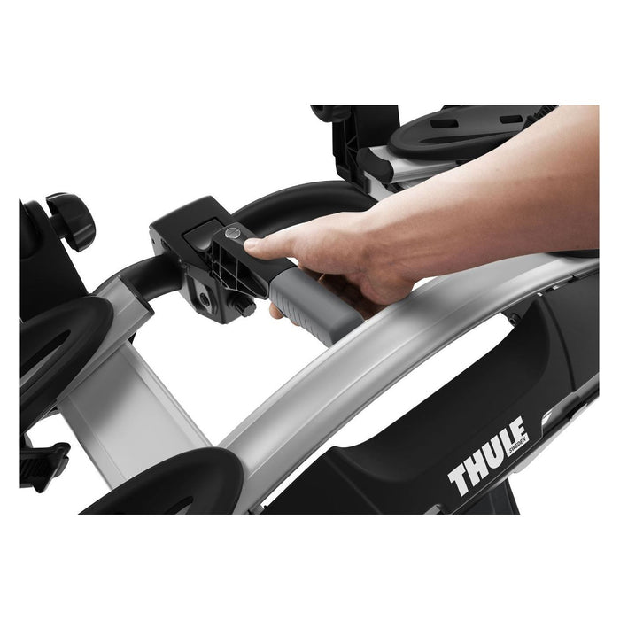 Thule Velo Compact two-bike platform towbar bike rack 13-pin black/aluminium Towbar bike rack Thule - UK Camping And Leisure