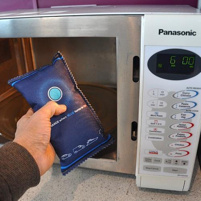 3x Car Home Dehumidifier Large Dry Bag Moisture Killer Absorber Pad Reusable Microwave UKB4C - UK Camping And Leisure