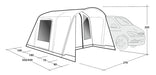 Outwell Talladega Driveaway Air Awning Grey Outwell - UK Camping And Leisure