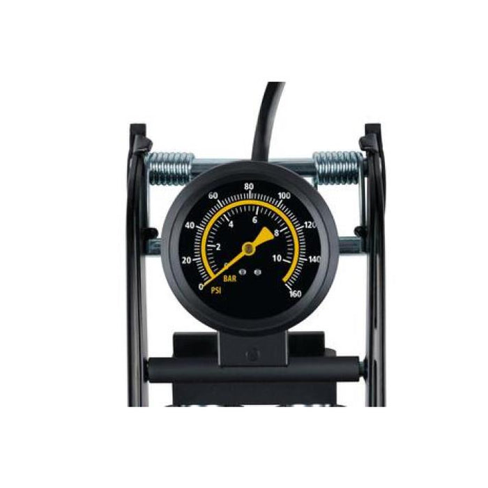 Double Foot Pump – Heavy-Duty Steel | Dual Cylinder | Fast Inflation for Car, Bike & Sports Gear Dunlop - UK Camping And Leisure