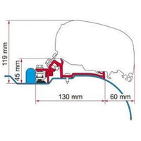 Fiamma F80/F65 Adapter Iveco Daily H2 98655-733