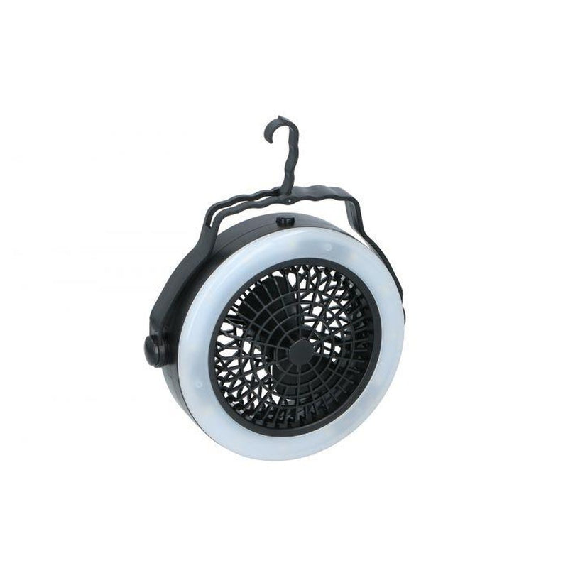 2IN1 12 LED Hanging Camping Ceiling & Desk Fan with Light Tent Lamp Lantern Outdoor UK Camping And Leisure - UK Camping And Leisure