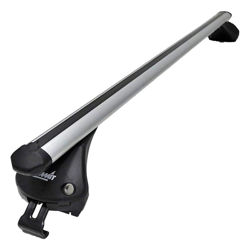 Summit SUP-957E Premium Integrated Railing Bar for Cars with Running Rails, Aluminium, Set of 2 - Summit Shop