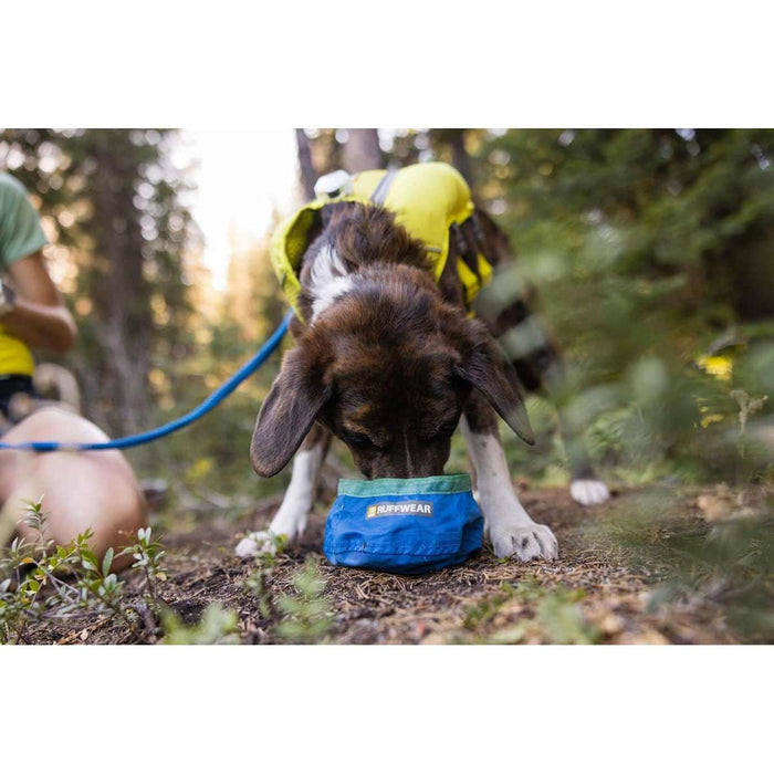 Ruffwear Trail Runner Ultralight Dog Bowl in Blue Pool Ruffwear - UK Camping And Leisure