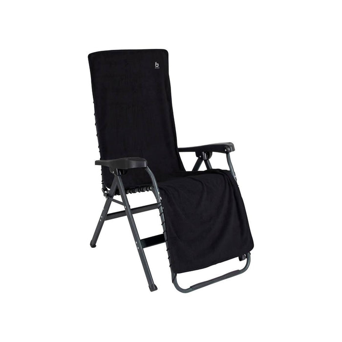 Bo-Camp Chair Cover L Universal Terry Cloth Anthracite Bo-Camp - UK Camping And Leisure