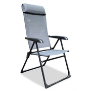 Quest Hygrove Recline Grey Camping Chair Quest - UK Camping And Leisure