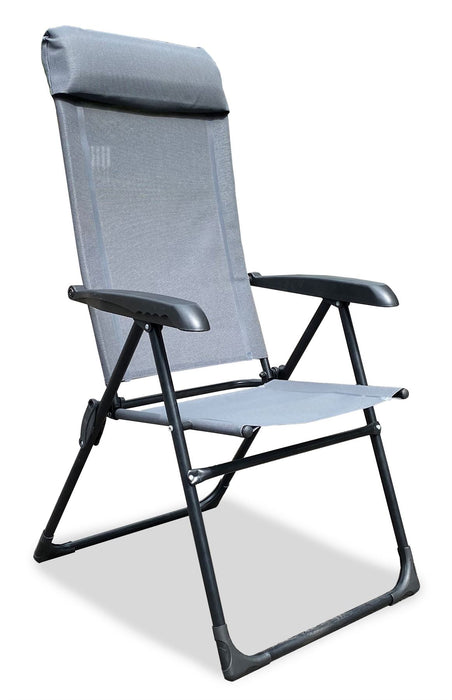 Quest Hygrove Recline Grey Camping Chair Quest - UK Camping And Leisure