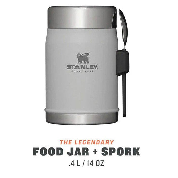 Stanley Legendary Food Jar + Spork 0.4L Ash Stanley - UK Camping And Leisure