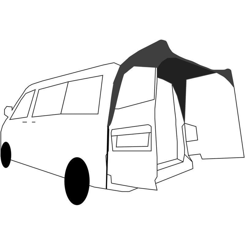 Quest Osprey Campervan Rear Sun Canopy (T5,6,6.1) Quest Leisure - UK Camping And Leisure