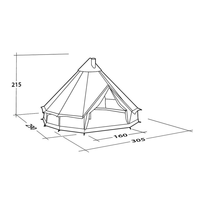 Robens Klondike S 4 Berth Poled Tent Robens - UK Camping And Leisure